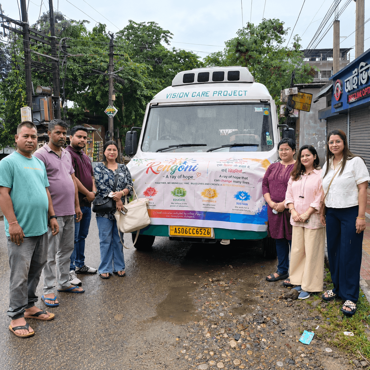 Supporting communities affected by flooding.